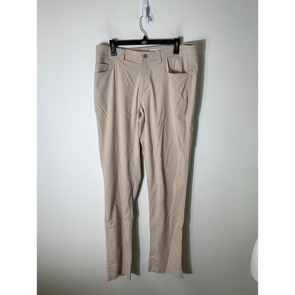 Men's Tasc Khaki Straight Leg Pant Sz 36x34